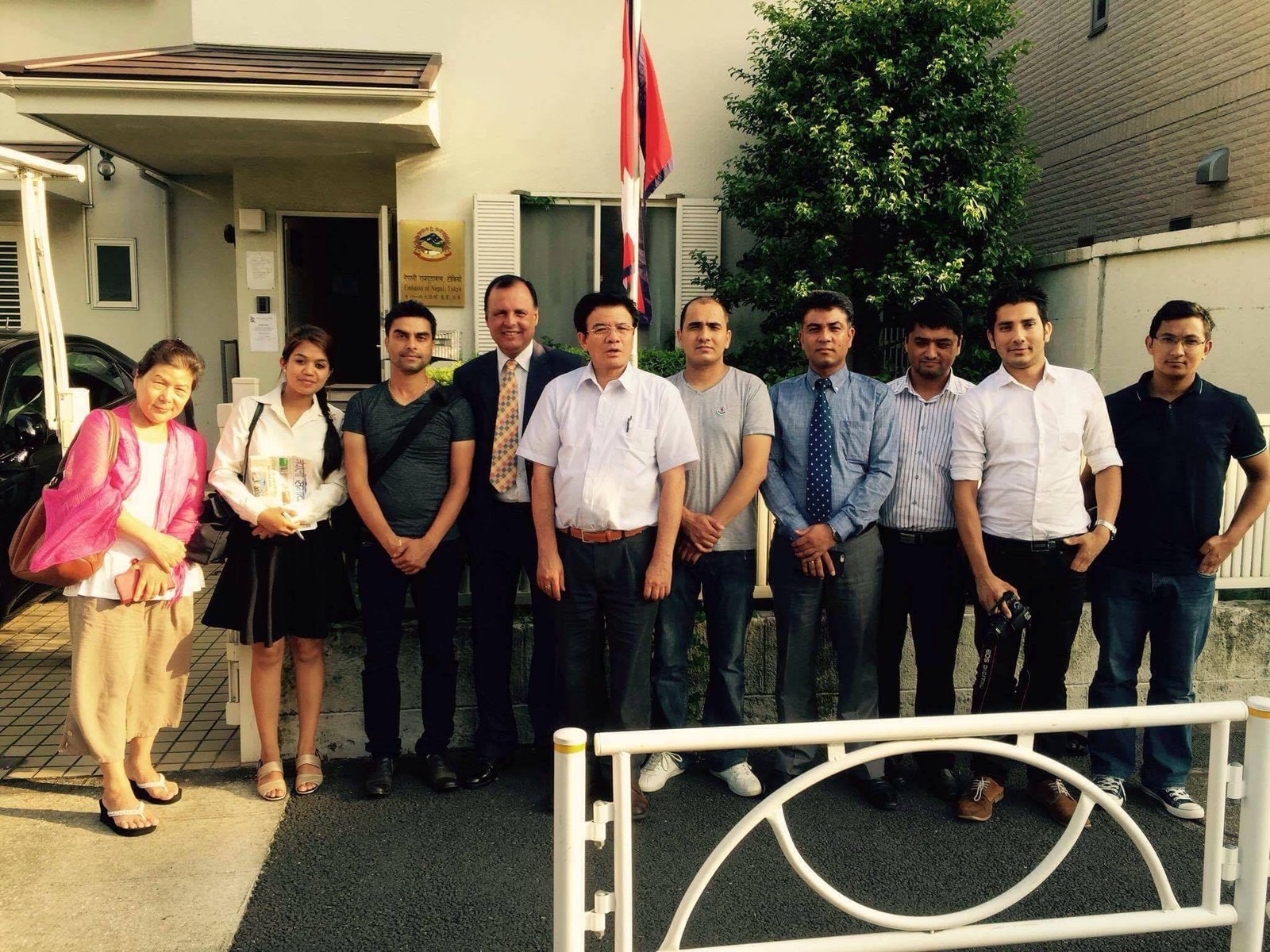 कार्यवाहक राजदूत अर्याल र जापानमा कार्यरत पत्रकार बीच छलफल