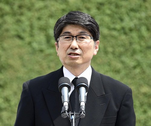 नागासाकीका मेयर तोमिहिसाले भने, “आणविक हातहतियार विनाको विश्व बनाऔं “