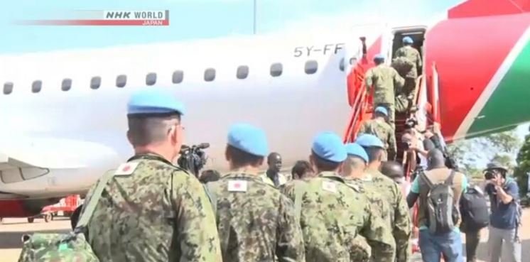 दक्षिण सुडानबाट फर्कियो जापानको अन्तिम शान्ति मिसन टोली