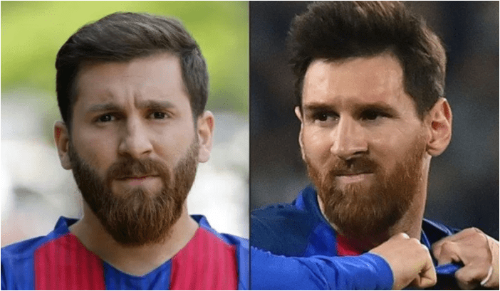 मेस्सीसँग दुरुस्तै अनुहार मिल्ने यी व्यक्ति को हुन् त ? यो पढ्नुहोस्