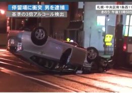 जापानमा मापसे गरेर गाडी चलाउँदा दुर्घटना (भिडियो सहित)