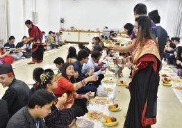 टोकियोमा सामूहिक म्ह: पूजा तथा नेपाल सम्वत् ११३९ शुभकामना आदन प्रदान कार्यक्रम हुँदै