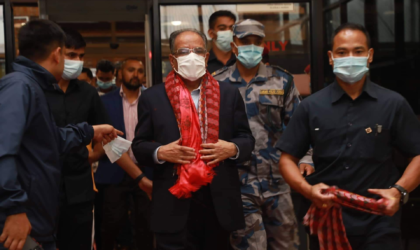 जापानको ५ दिने भ्रमण सकेर प्रचण्ड स्वदेश फिर्ता