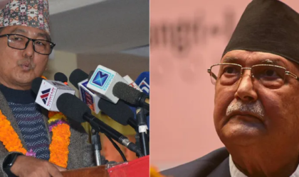 निर्वाचनमा सहकार्य गर्ने बारेमा ओलीले गरे लिङ्देनसँग छलफल