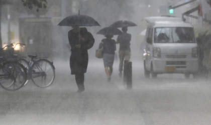 पूर्वोत्तर जापानमा रेकर्ड वर्षा, भूस्खलनको चेतावनी