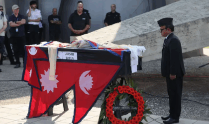 विपिन जोशीको शव नेपाल ल्याइँदै, सेनाले घरसम्म लैजाने