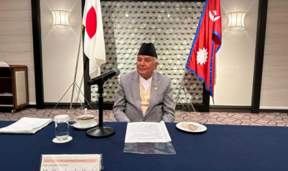 जापानी व्यापारिक समुदायलाई नेपालमा लगानी गर्न राष्ट्रपति पौडेलको आव्हान