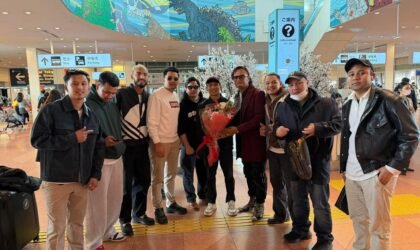 कन्सर्टका लागि सज्जनराज वैद्यसहित कलाकार टोली जापानमा आइपुगे